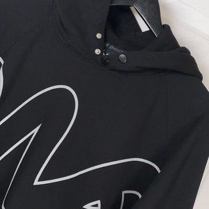 Money Brand Clothing Outline Logo Graphic Hoodie Men's Size L